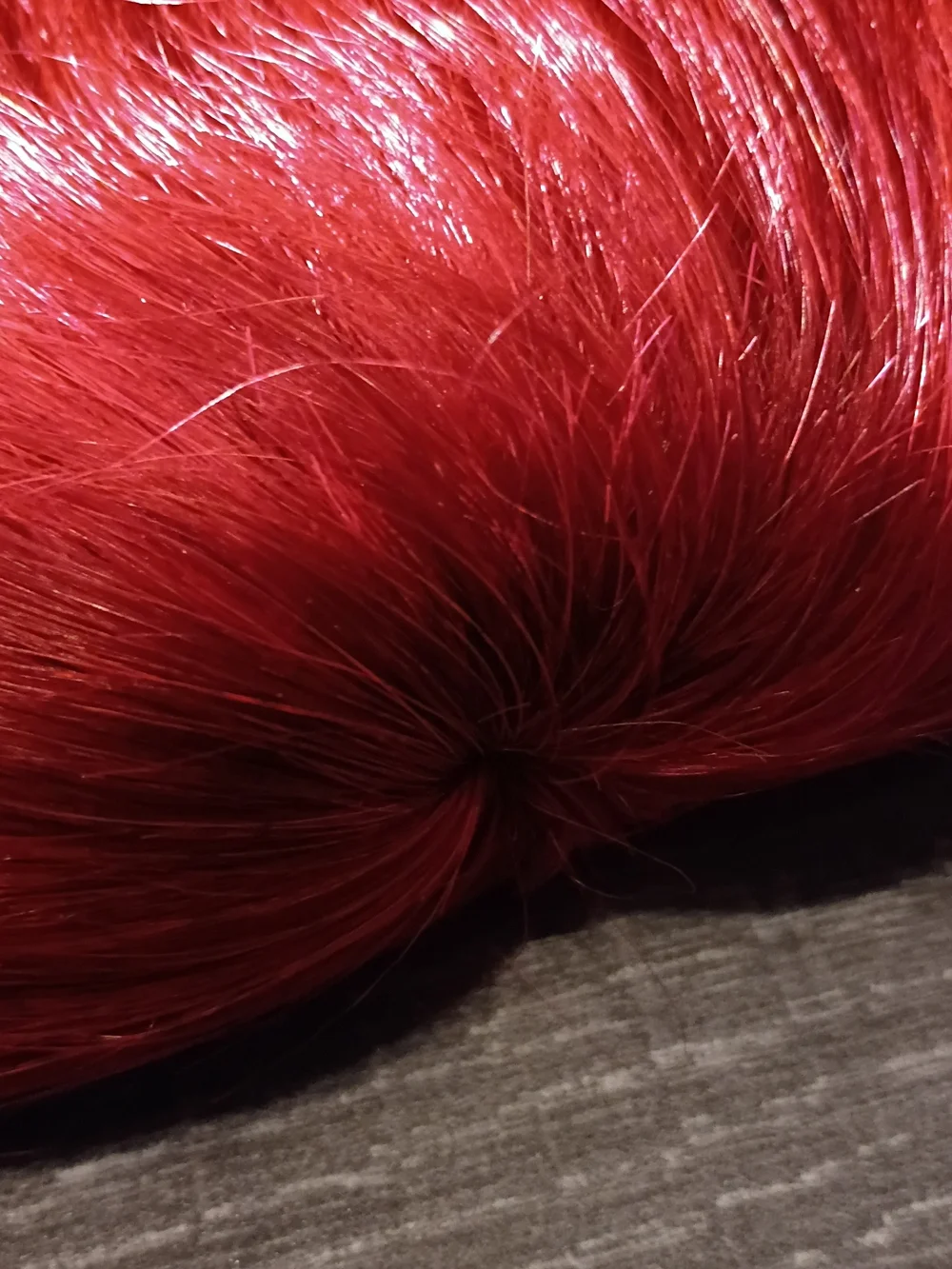 None vibrant red